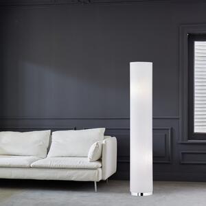 Bílá stojací lampa Fischer & Honsel Thor, výška 110 cm
