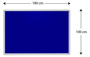 Allboards, textilní nástěnka 180x100 cm (modrá),TF1810N