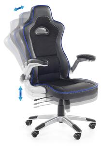 Kancelářská židle Masri (modro-černá). 1009515