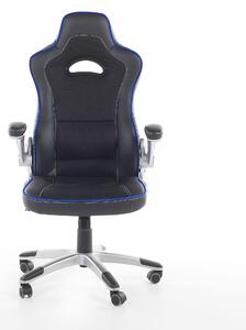 Kancelářská židle Masri (modro-černá). 1009515