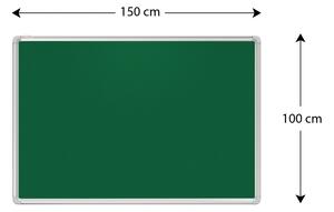 Allboards, Textilní nástěnka 150x100 cm (zelená), TF1510Z