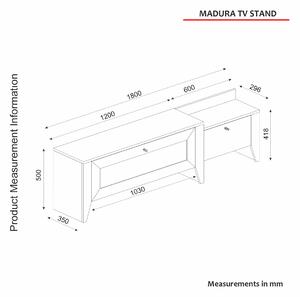 TV stolek/skříňka Mallorka (Dub). 1073329