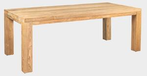 FaKOPA s. r. o. FLOSS RECYCLE - masivní stůl z recyklovaného teaku 180 x 90 cm (plná deska)
