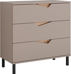 Kredenc Vicco Marelle Béžový dub/Artisan 80 x 81.2 cm se 3 zásuvkami, Model 57843