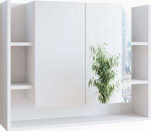 Koupelnová zrcadlová skříňka Vicco Elira Bílá 80.2 x 64 cm, Model 37041