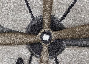 Breno Kusový koberec VEGAS KIDS kruh 05/SBE, Béžová, Vícebarevné, 120 x 120 cm
