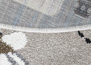 Breno Kusový koberec VEGAS KIDS kruh 05/SBE, Béžová, Vícebarevné, 120 x 120 cm