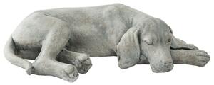 Dekorace ležící pes – 58x35x15 cm