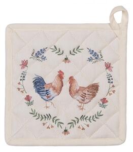 Chňapka-podložka Chicken and Rooster – 20x20 cm