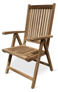Vikio Dřevěná skládací a polohovací židle T106