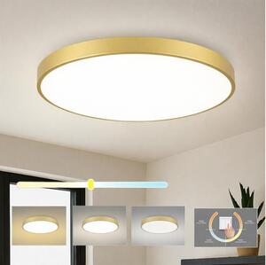 Brilagi -LED Stropní svítidlo POOL LED/100W/230V 3000/4000/6000K pr. 80 cm zlatá