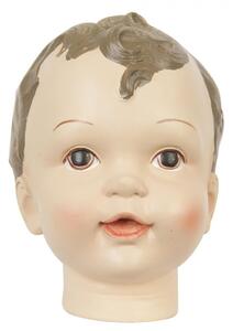 Dekorace hlava dítěte – 12x10x13 cm