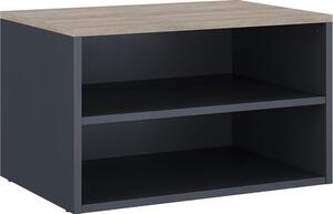 Komoda Vicco Betti Anthracite/Sonoma 60 x 36 cm se 2 přihrádkami, Model 56432