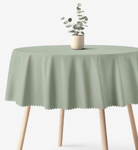 Goldea vánoční kulatý teflonový ubrus - šalvějový Ø 110 cm