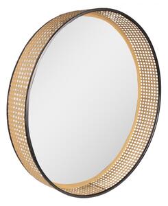 Nástěnné zrcadlo hnědé 60x10 cm – 60x10 cm