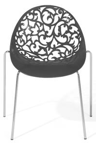 Set 4ks. jídelních židlí Mumbwa (černá). 1009814