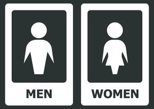 Samolepka Men a women