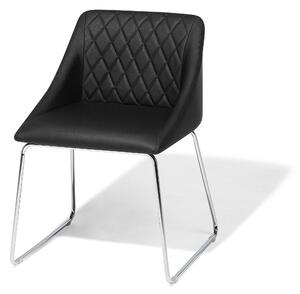 Set 2ks. jídelních židlí Aricata (černá). 1009828