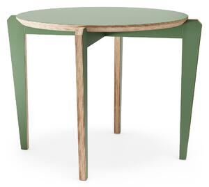 Sosone Jídelní stůl Krab Ø900 — zelená HPL