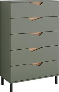 Kredenc Vicco Marelle Zelená/umělecká 76 x 120 cm s 5 zásuvkami, Model 57848