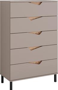 Kredenc Vicco Marelle Béžový dub/Artisan 76 x 120 cm s 5 zásuvkami, Model 57847