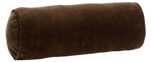 Sametový polštář válec Dark Brown