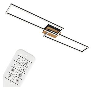 Briloner Designové stropní LED svítidlo (obdélníkový (dřevo)) (100329253005)
