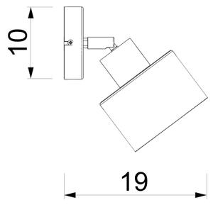 Nástěnné bodové svítidlo PARKLA 1xE27/15W/230V béžová