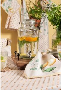 Bavlněná kuchyňská zástěra s citrony Lemons &amp; Leafs – 70x85 cm