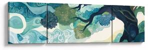 Obraz - Zelená koruna stromu života (170x50 cm)