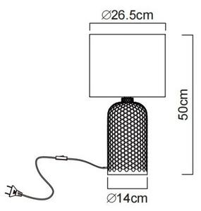Globo 21735BG - Stolní lampa SOFIE 1xE27/60W/230V zelená