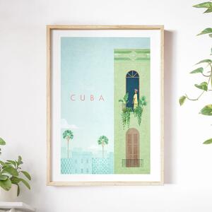 Plakát Travelposter Cuba, 30 x 40 cm