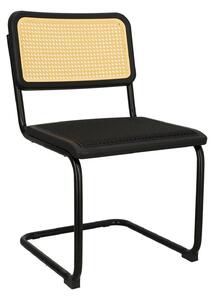 Černá houpací židle Nelson přírodní/černá