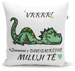 Sablio Polštář Dinosaurus: 40x40 cm