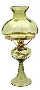 Floriánova huť Petrolejová lampa Mirka – lesní zelená – komplet 3