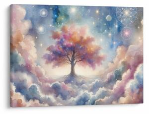 Obraz - Strom života v oblacích (70x50 cm)