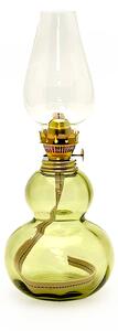Floriánova huť Petrolejová lampa Zuzana - lesní zelená
