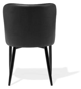 Set 2ks. jídelních židlí Soho (černá). 1009898