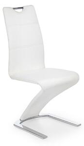 Židle Georgia bílá PU