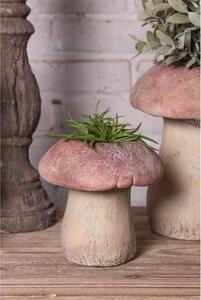 Cementový květináč houba Mushroom S – 15x15 cm