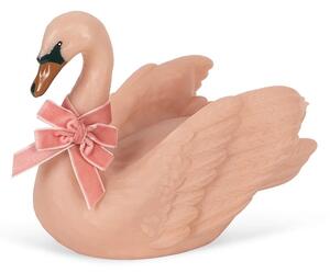 Noční LED lampička Pink Swan