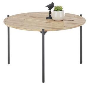 Konferenční stolek AURA pr. 55 cm dub/antracit