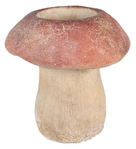 Cementový květináč houba Mushroom L – 21x23 cm