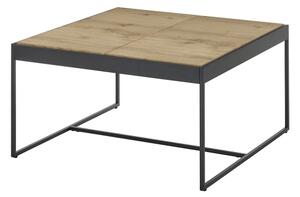 Konferenční stolek PULSE 83x83 cm dub/černá
