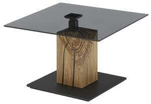 Konferenční stolek se zvedací deskou VENTO kouřová/dub/černá