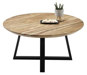 Konferenční stolek RIVA pr. 90 cm akát/černá