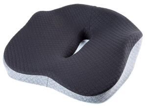 Ergonomický sedák z paměťové pěny černo-bílý