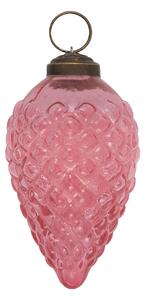 Vánoční ozdoba Cone Antique Pale Pink