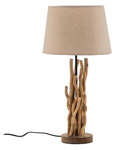 Agar stolní lampa, textil a dřevo