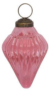 Vánoční ozdoba Drop Antique Pale Pink
